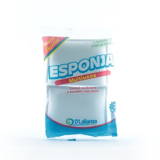 Esponja malla blanca...