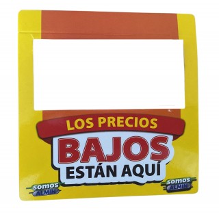 Porta precio somos Almin x...