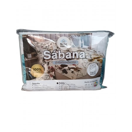 Juego de Sabanas cama  Doble Nube Home