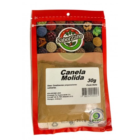 Canela molida Saborzano 30 gr Paca *...