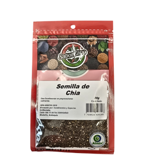 Semilla chia Saborzano x 20...