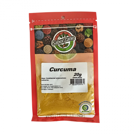 Curcuma Saborzano x 20 gr Paca * 18 und