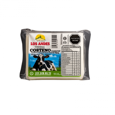 Queso costeño empacado al vacío...