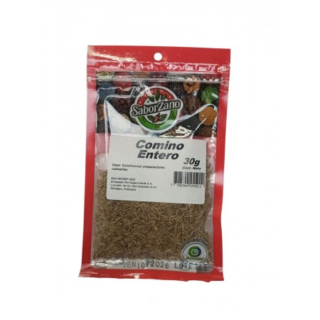 Comino entero Saborzano x 30 gr Paca...