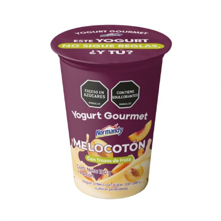 Yogurt Gourmet Melocotón Vso x 180gr...