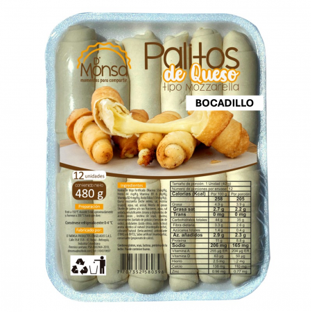 Palito de queso tipo mozzarella Y...