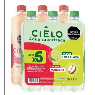 Agua Saborizada Con Gas Six...