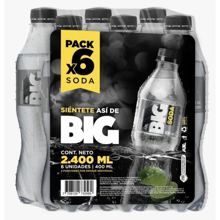 Big Soda Pet 400ml *6und