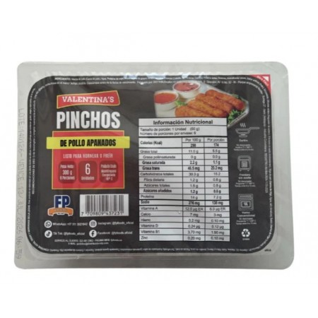 Pincho de Pollo Valentina  x 300gr x...