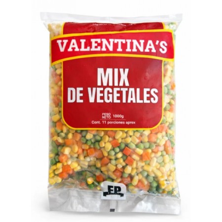 Mix de vegetales  Valentinas x 1000 gr